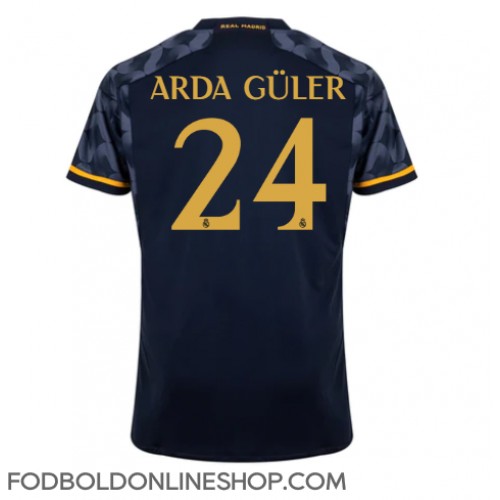 Real Madrid Arda Guler #24 Udebanetrøje 2023-24 Kortærmet